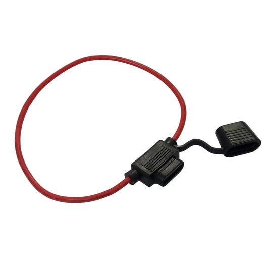 In Line Mini Fuse Holder 16AWG Wire
