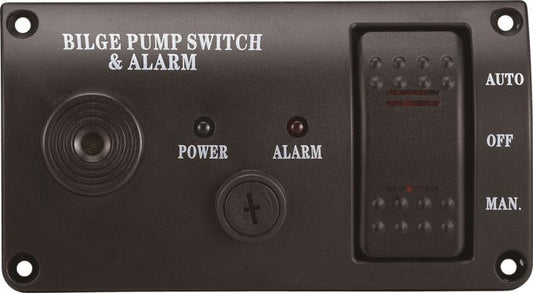 ABS Plastic Bilge Pump Switch & Alarm with ABS Plastic Toggle